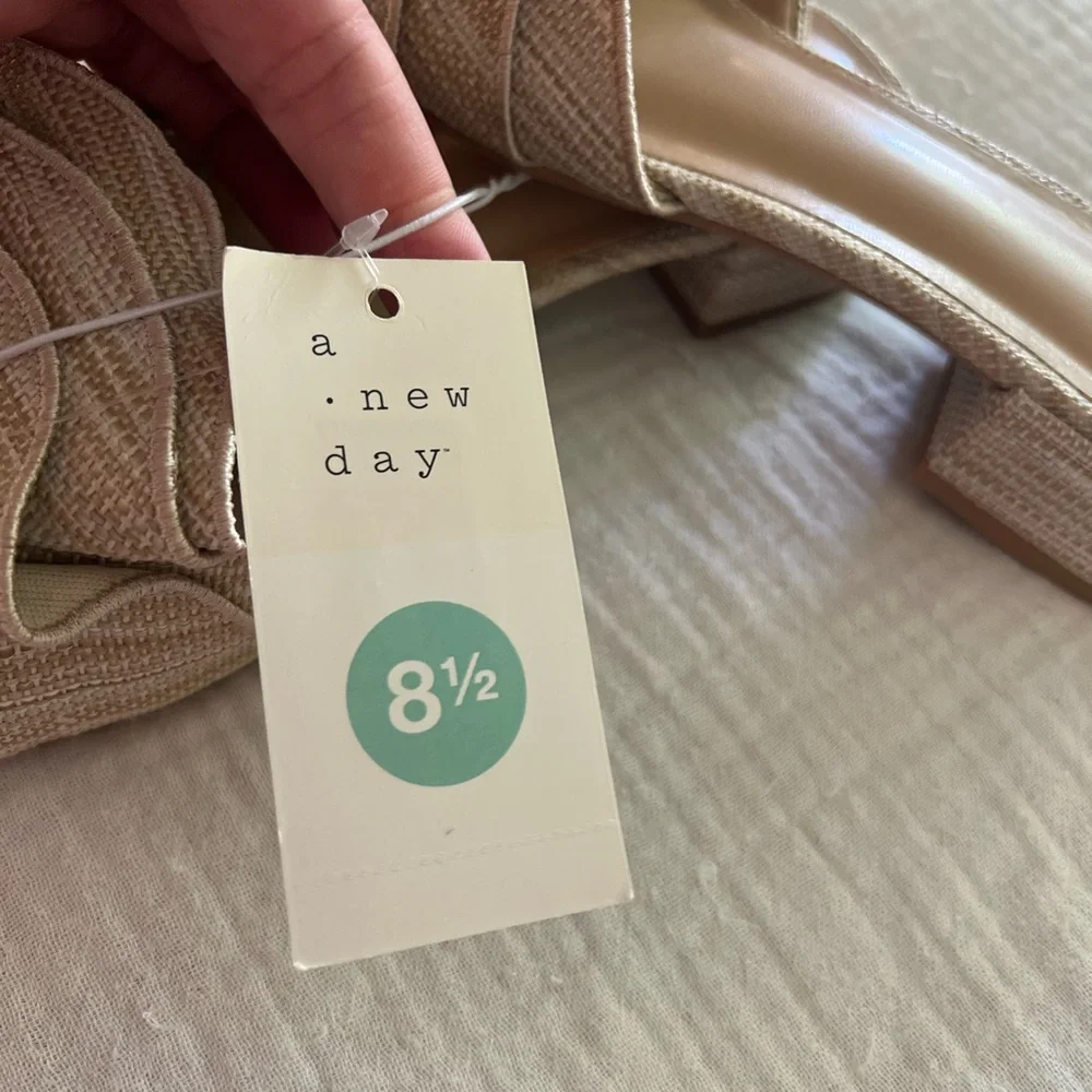 a new day Ruffled Beige Mules - Picture 3 of 6